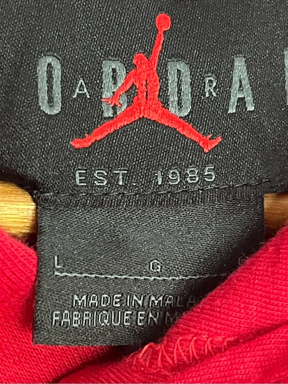 Jordan Mens Hooded Sweatshirt Size Large